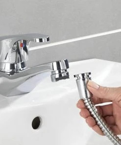 Wenko Chrome Shower Hose Kit for Washbasins - 22866100 9 Wenko Chrome Shower Hose Kit for Washbasins - 22866100 -Shower Heads Sales 2286610 d4 460