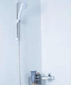 Croydex Bath Shower Set - White - AB160022