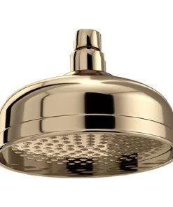 Bristan 145mm Traditional Round Fixed Head - Gold - FH-TDRD01-G