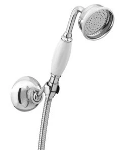 Victorian Shower Handset with Metal Hook & Hose